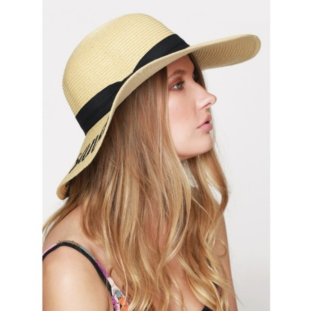 NWT “Hello Sunshine” wide brim hat - Picture 2 of 4